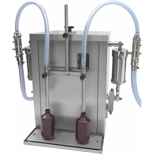 SEMI AUTOMATIC VOLUMETRIC LIQUID FILLING MACHINE